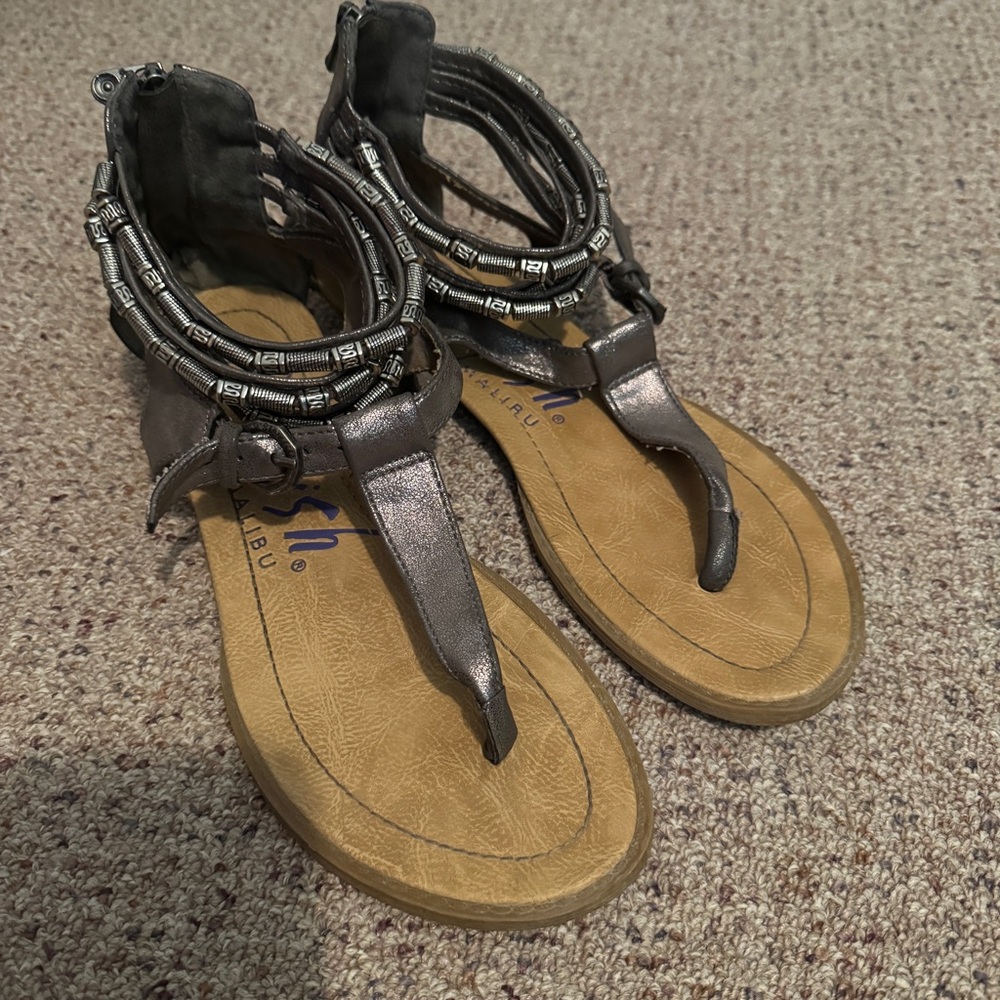 Stylish Metallic Sandals